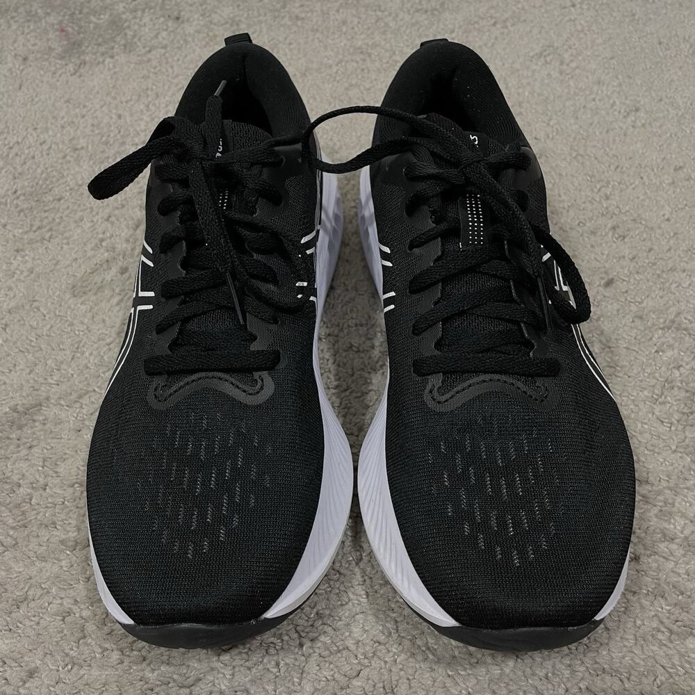 ASICS GEL-Excite 10 Running Shoes Womens Size 9.5 Black White Cushioned Sneakers - Picture 6 of 10